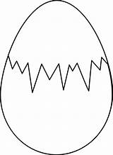 Egg Clipart Colouring Library Pages Cliparts sketch template