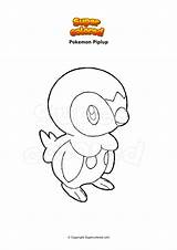 Pokemon Urshifu Meditite Dibujo Supercolored Piplup Plinfa sketch template