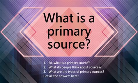 primary source definition meaning  types wrter