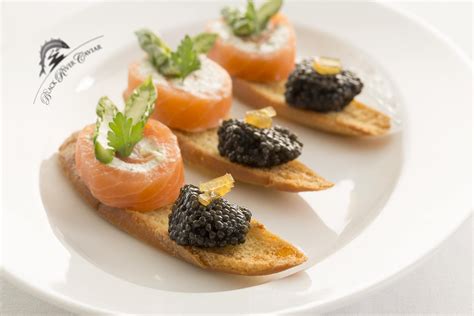 black river caviar  smoked salmon  creme fraiche  perfect