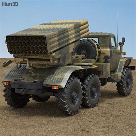 bm 21 grad 3d model military on hum3d