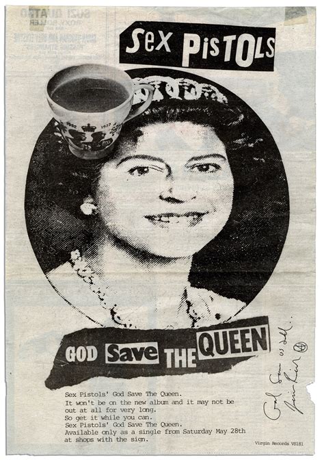 lot detail 1977 sex pistols god save the queen nme magazine ad
