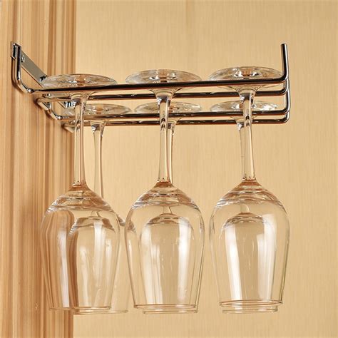 Hanging Wine Glass Rack Stainless Steel Wine Glass Holder Wine Racks
