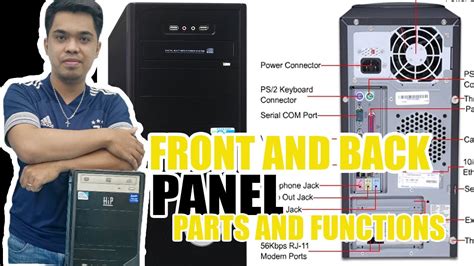 front  backpanel  systems unit parts  function youtube