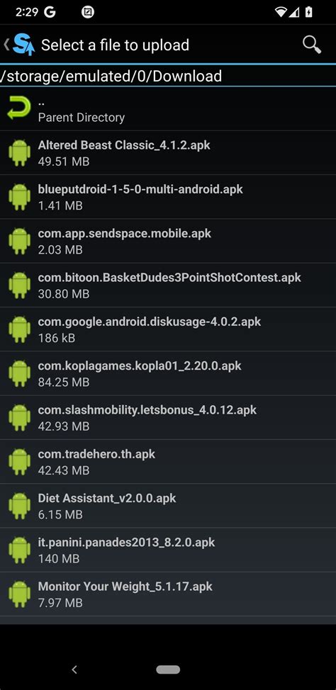 sendspace    android apk