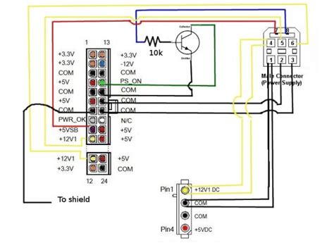 xbox  power supply wiring diagram