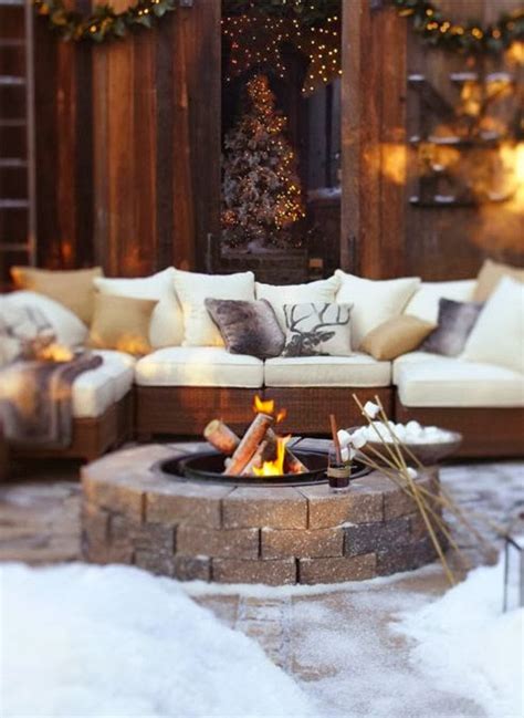 winter patio tips    cozy  warm
