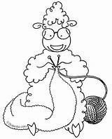 Coloring Sheep sketch template