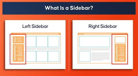 sidebar menu    impact  website