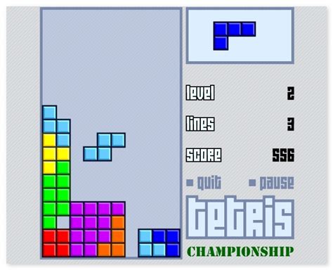 Tetris Championship Puzzle Retro Game Online Flash Tetris Online Free Games