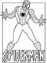 Spiderman Imprimer sketch template