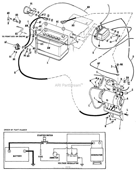 simplicity  landlord hp es parts diagram  electric starter generator system