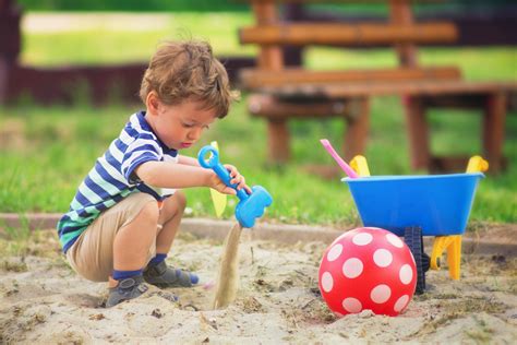 sand water play  infants toddlers healthfully