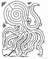 Labyrinth Coloring Pages Getdrawings sketch template