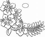 Coloring Hawaiian Hawaii Pages Flower Flowers Drawing Printable Luau Printables State Clipart Clip Plain Color Themed Print Awesome Getcolorings Az sketch template