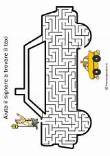 Bambini Labirinti Labirinto Labirint Maze Colorat Anni Desene Veicoli Planse Pianetabambini Mazes Gambar Difficili Trafic Altri Facili Taxi sketch template