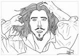 Portrait Coloring Pages Self Courbet Adults Gogh Van Adult Gustave Portraits Autoportrait Famous Masterpieces Valentin Inspired Grant Wood Getcolorings Color sketch template