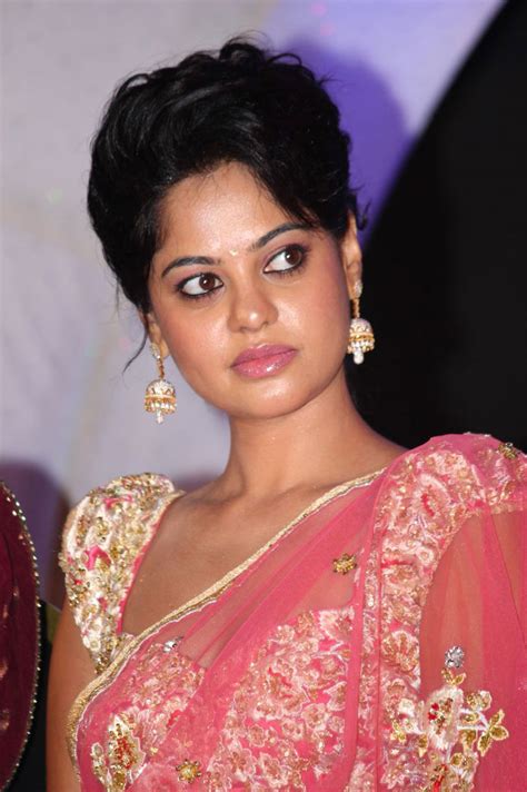 Actress Bindhu Madhavi In Pink Saree Photos Actress