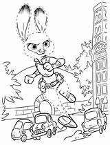 Zootopia Kolorowanki Dzieci Bestcoloringpagesforkids sketch template