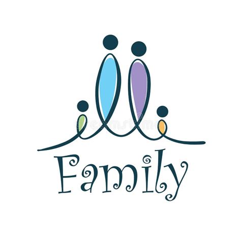 vector family logo stock vector illustration  icon
