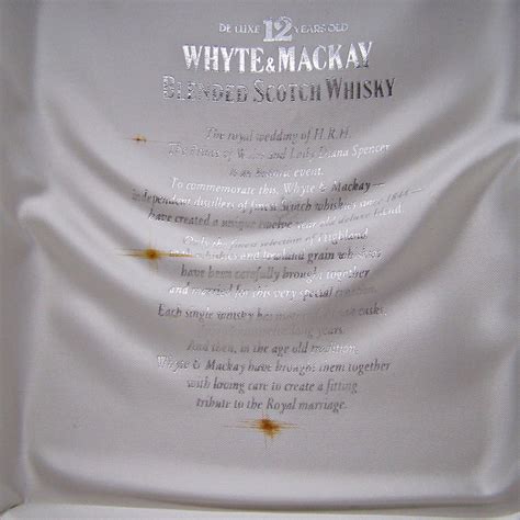whyte and mackay royal wedding whisky