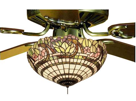 ceiling fan light kit stained glass tiffany street  peacock stained glass ceiling fan