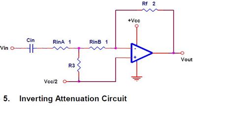 Inverting Attenuation Circuit Output Equation With Solution Precision
