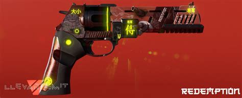 3d model cyberpunk revolver vr ar low poly cgtrader