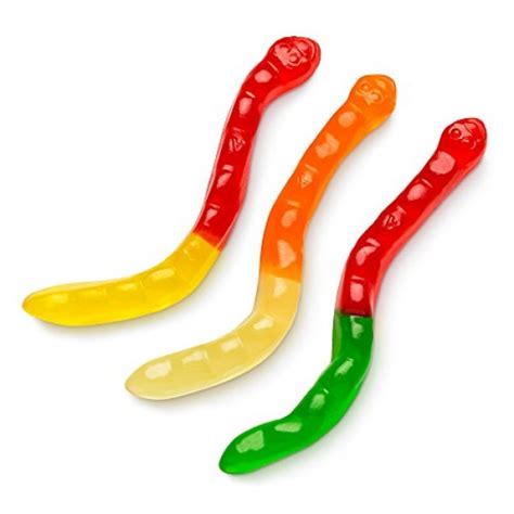 Albanese Candy Large Assorted Fruit Gummi Worms Gummi Candy