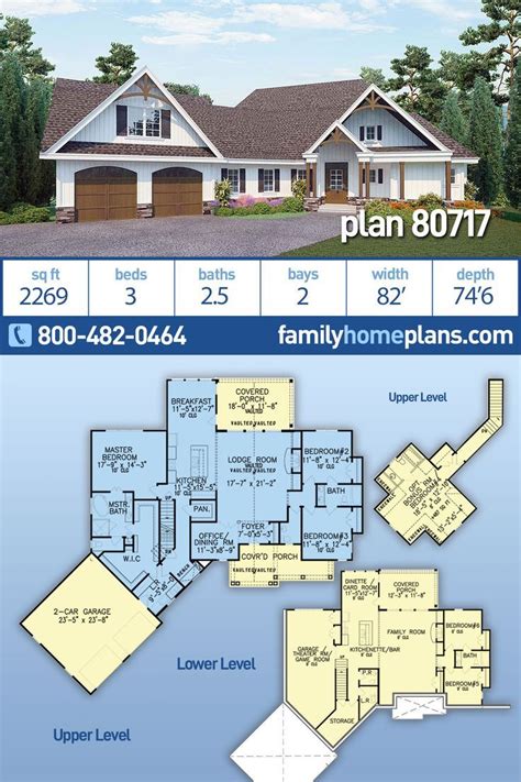 sq ft house plans  level open floor country farmhouse   craftsman house plans