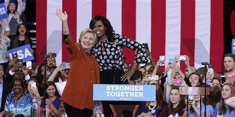 hillary clinton and michelle obama campaign together