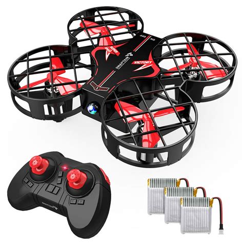snaptain hh portable mini toy drone  kids pocket rc quadcopter   batteries  mins