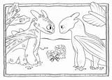 Dragon Train Coloring Pages Night Light Fury Toothless Dragons Lights Wonder sketch template