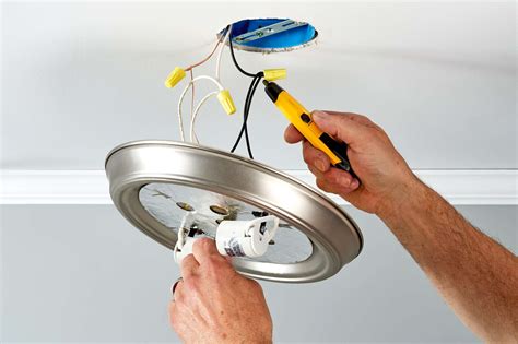 replace  ceiling light fixture