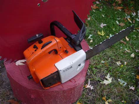 vintage chainsaw collection stihl