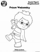 Daniel Tiger Coloring Pages Prince Printable Wednesday Tigre Birthday Pbs Neighborhood Kids Party Book Min Pbskids Color Para Sheets Colorear sketch template