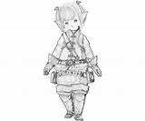 Lalafell sketch template
