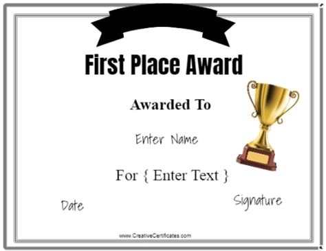 winner certificate customize  print  home  registration