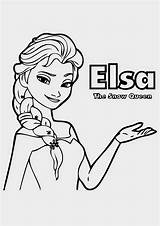 Elsa Coloring Frozen Pages Printable Princess Print Filminspector sketch template