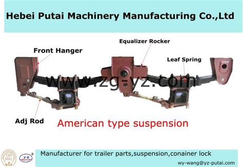 tt singletandem axle fuwabpwsaf type semi trailer truck suspension parts caminhao de