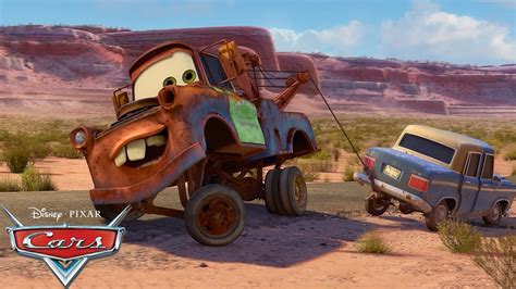 mater    tow truck  town pixar cars youtube