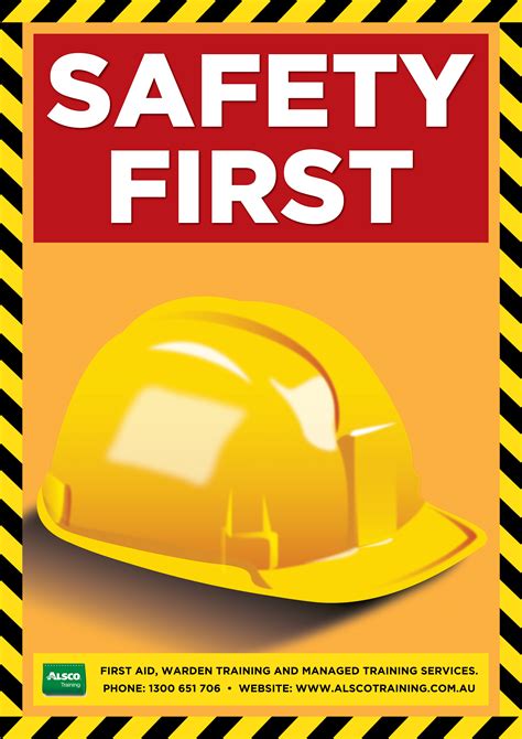alsco training safety posters safety   alsco training