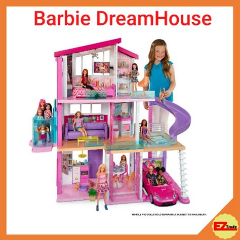 mattel barbie dreamhouse dollhouse playset gnh shopee singapore