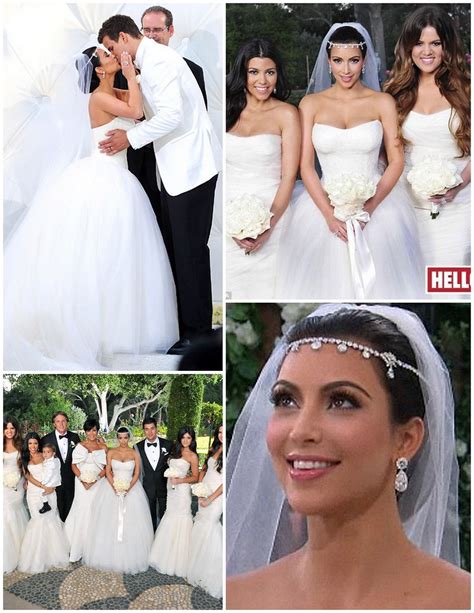 Kim Kardashian Wedding Look Bridal Styles
