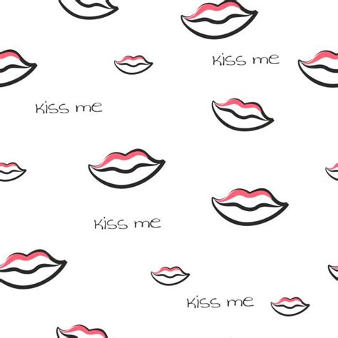 10 Kissing Lipstick Kiss Blowing A Kiss White Background Illustrations