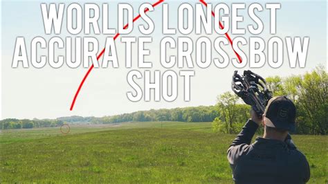world record longest accurate crossbow shot  yards gould brothers youtube