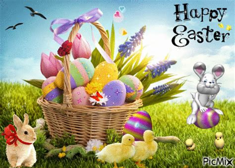 flower easter eggs happy easter pictures   images
