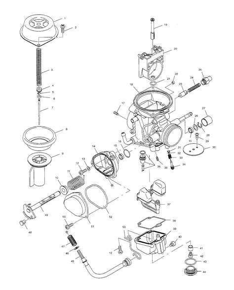 polaris ranger  carburetor diagram