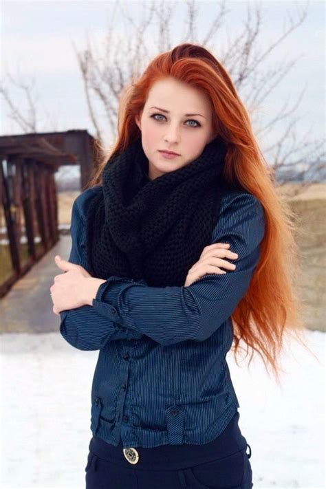 redhead in the snow redhead beauty beautiful red hair