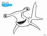 Nemo Finding Coloring Pages Shark Crush Bruce Printable Disney Powerpoint Sheets Google Graphics Vector Pdf Getdrawings Seek Find Getcolorings Color sketch template
